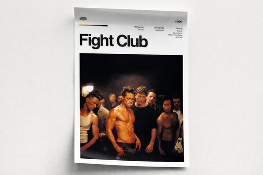 Flight Club Director's Cut Poster - Vintage Cinema Art