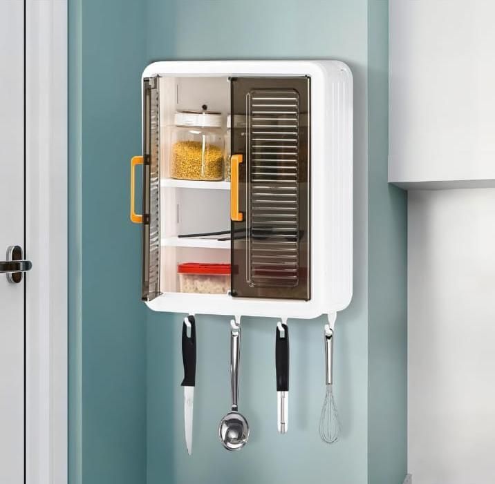Minimalist Wall-Mounted Storage Box for The Bathroom & Kitchen