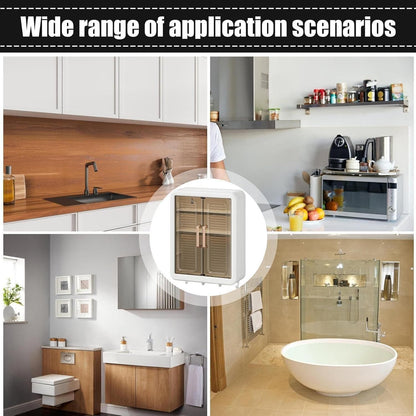 Minimalist Wall-Mounted Storage Box for The Bathroom & Kitchen