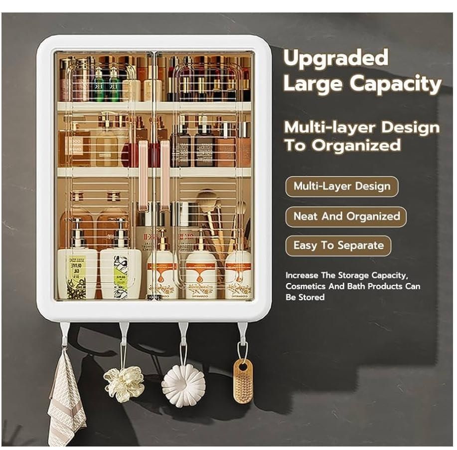 Minimalist Wall-Mounted Storage Box for The Bathroom & Kitchen