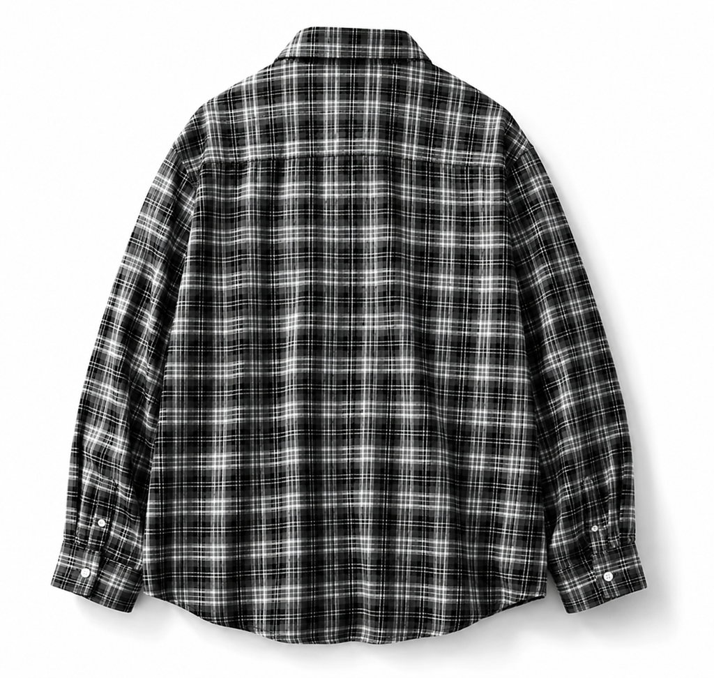 WESKER MORGAN — CLASSIC CHECK OVERSIZED SHIRT