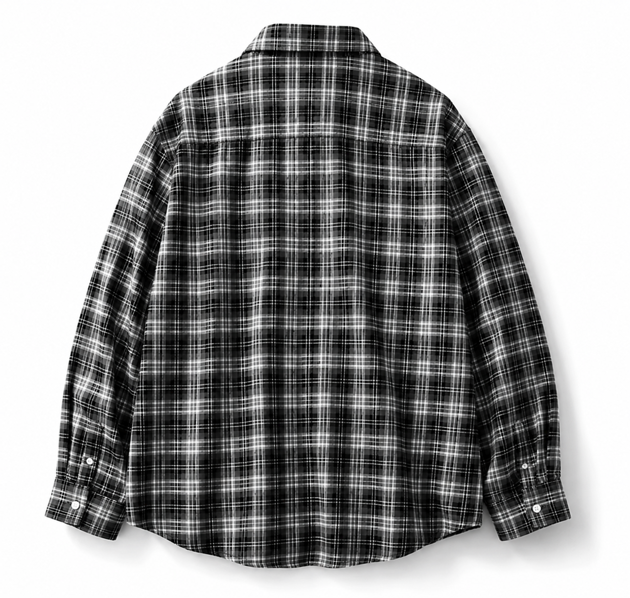WESKER MORGAN — CLASSIC CHECK OVERSIZED SHIRT