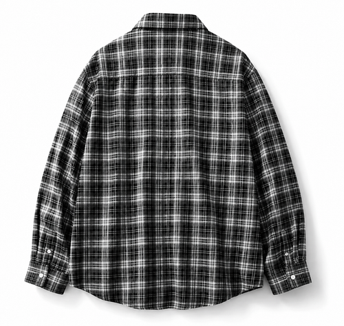 WESKER MORGAN — CLASSIC CHECK OVERSIZED SHIRT
