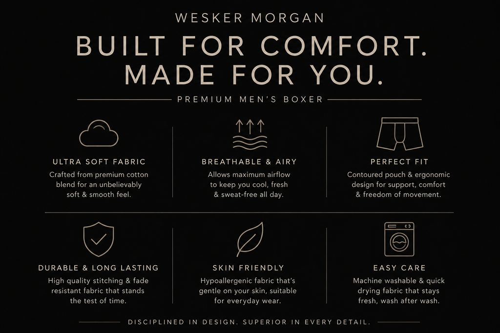 BUILT FOR COMFORT - W&M Boxers
