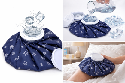 Reusable Ice Bag for Cold Therapy | Leakproof Ice Compress Pack for Heat Relief