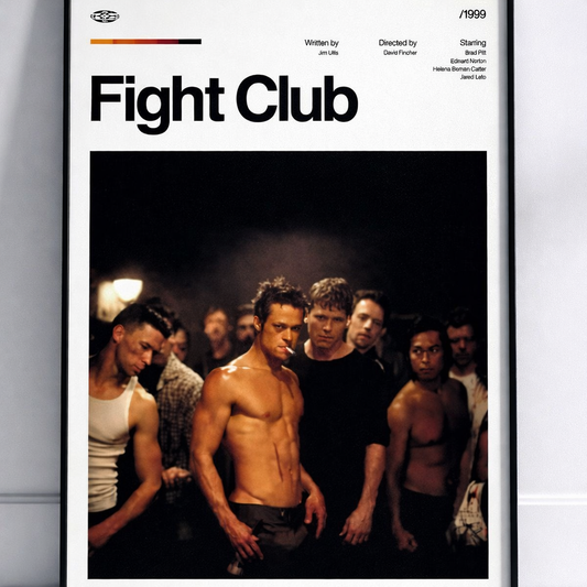 Flight Club Director's Cut Poster - Vintage Cinema Art